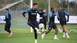 Seduta mattutina, Osimhen e Kvara ancora out: le condizioni di Zielinski