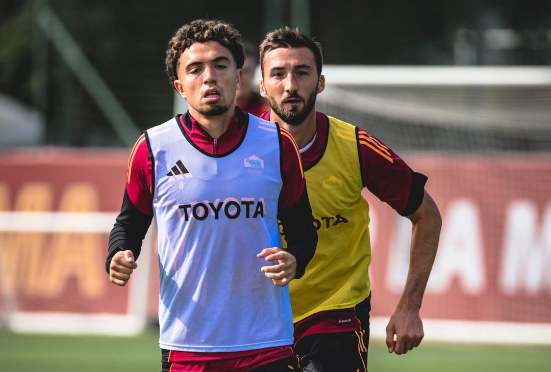 Trigoria, l’allenamento a due giorni da Roma-Inter – FOTO GALLERY - immagine 17