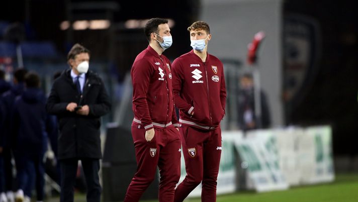 CAGLIARI, ITALY - FEBRUARY 19: Players of Torino during the Serie A match between Cagliari Calcio and Torino FC at Sardegna Arena on February 19, 2021 in Cagliari, Italy. (Photo by Enrico Locci/Getty Images) Maietta (Collegio di Garanzia del Coni) fa chiarezza: “L’Asl ha fatto bene a fermare il Torino” - immagine 1