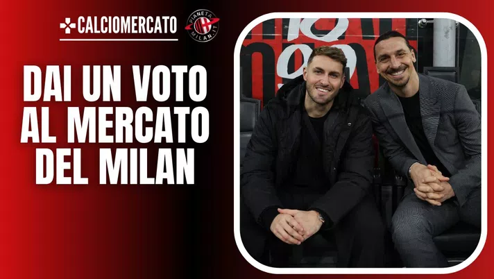 Santiago Gimenez e Zlatan Ibrahimovic a San Siro 04/02/2025 PianetaMilan.it
