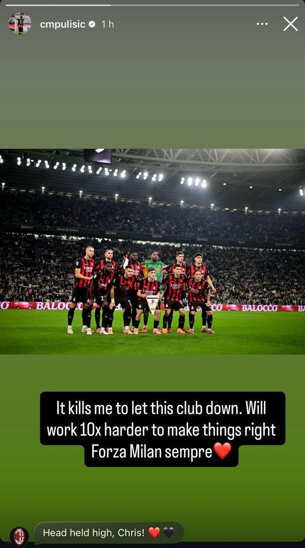 Pulisic sbaglia e si “scusa” sui social: il botta e risposta con il Milan- immagine 2