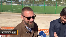 VIDEO – De Rossi: “Allenare il Pigneto? Non credo ma di solito mi esonerano presto”