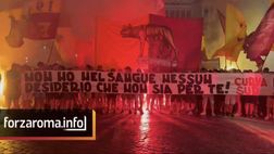 VIDEO – Lo striscione dei tifosi: “Nel sangue nessun desiderio che non sia per te”