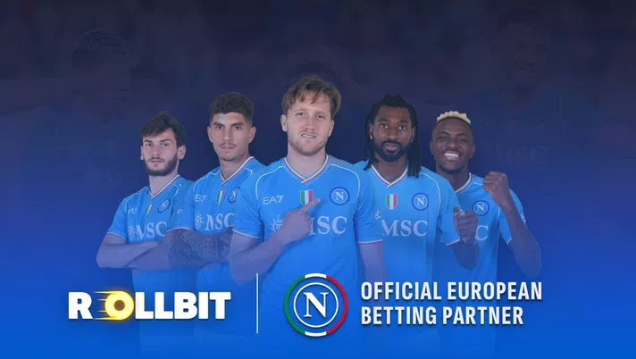 UFFICIALE – Nuovo sponsor per il Napoli, Rollbit sarà European Betting Partner - immagine 1