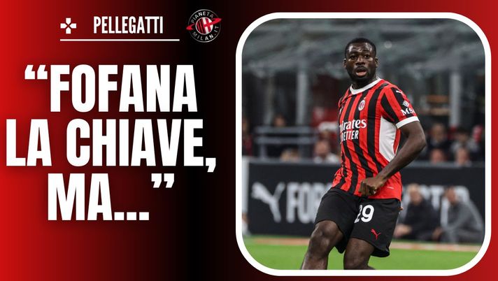 Youssouf Fofana AC Milan Milan-Lecce 3-0 Serie A 2024-2025 Pellegatti