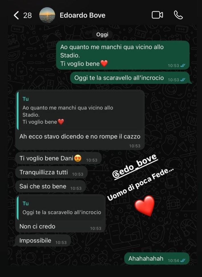 FOTO – Cataldi svela la promessa a Bove: “Te la scaravello all’incrocio”- immagine 2