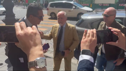 De Laurentiis arriva alla Filmauro per il summit con Conte: la richiesta di un tifoso