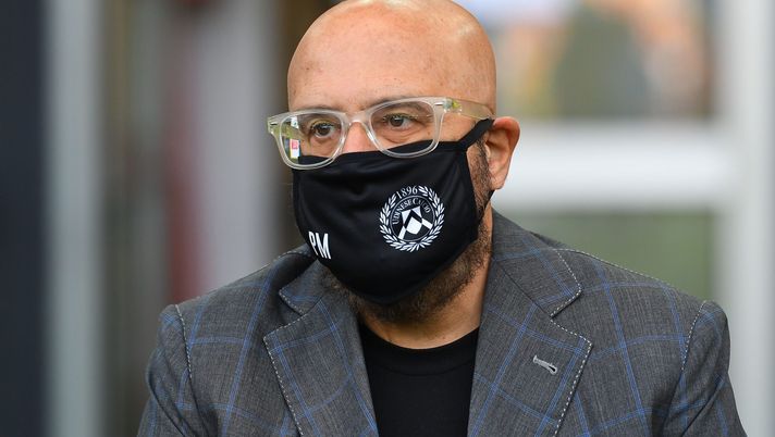 UDINE, ITALY - JULY 12: Pierpaolo Marino of Udinese Calcio looks on during the Serie A match between Udinese Calcio and UC Sampdoria at Stadio Friuli on July 12, 2020 in Udine, Italy. (Photo by Alessandro Sabattini/Getty Images) Marino