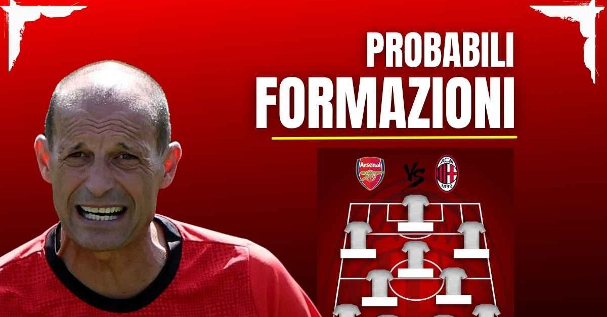 Amichevole Arsenal Milan, le probabili formazioni: ecco il primo undici di Allegri Amichevole Arsenal Milan, le probabili formazioni: ecco il primo undici di Allegri