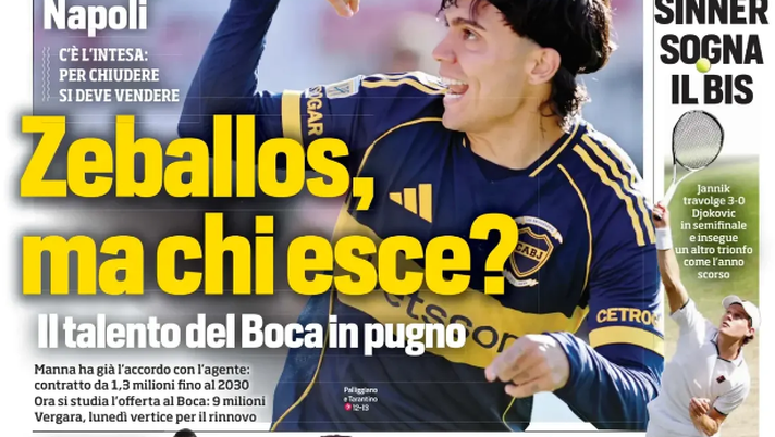 Prime pagine giornali sportivi oggi: il Napoli sui media- immagine 1