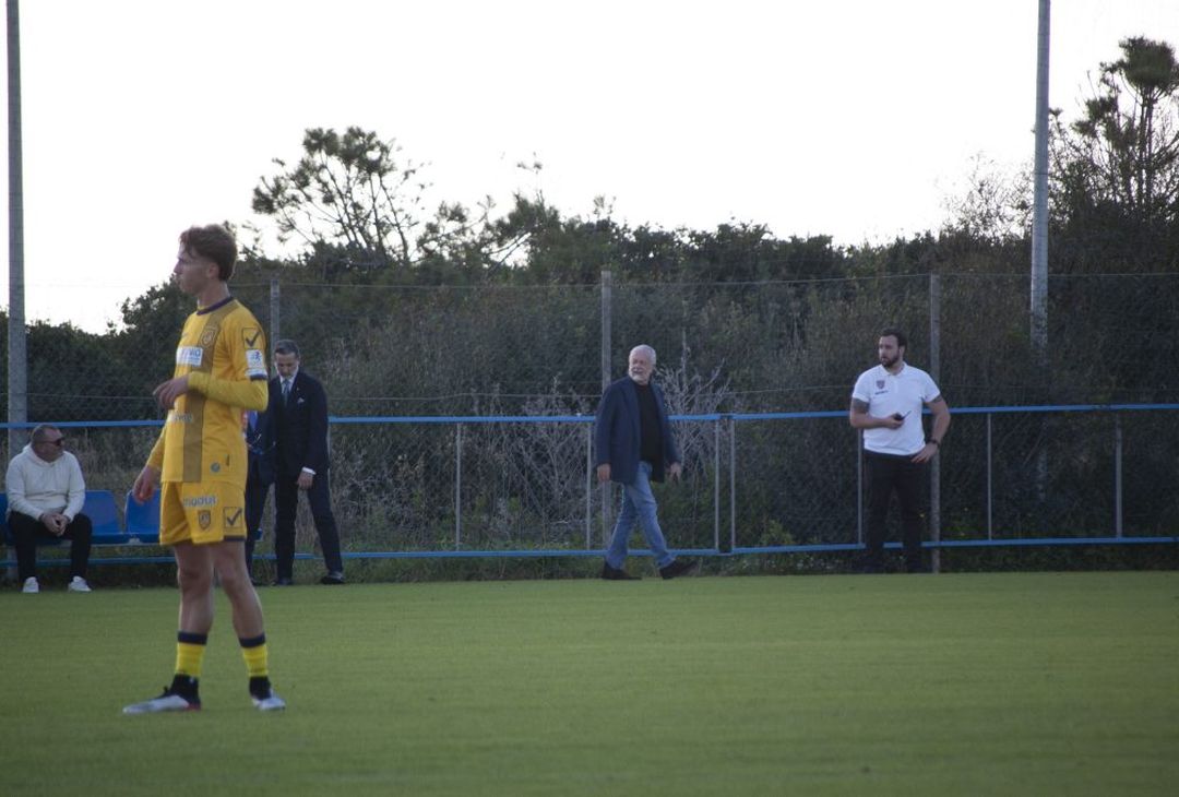 Le immagini dell'allenamento congiunto tra Napoli e Juve Stabia