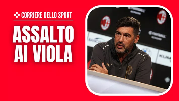 Fiorentina-Milan Serie A 2024-2025 conferenza stampa Fonseca