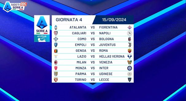 Serie A 24-25, il calendario completo: da Inter-Milan alla Juve, tutte le giornate - immagine 36
