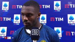 Inter, Thuram: “Normale soffrire, bravi a vincerla. La sintonia con Dumfries…”