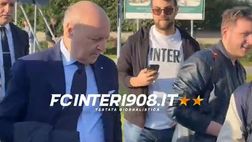 VIDEO FCIN1908 / Inter in partenza per Empoli: ecco il presidente Marotta