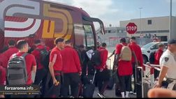 VIDEO – Roma, la partenza per l’Australia: presenti anche Tonetto e Pizarro