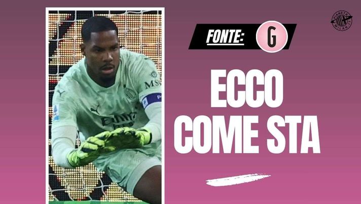 Milan, Maignan: riposo fino a martedì. Ci sarà nel derby con l'Inter