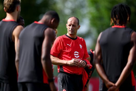 (Photo by Giuseppe Cottini/AC Milan via Getty Images) Allegri Milan Juve