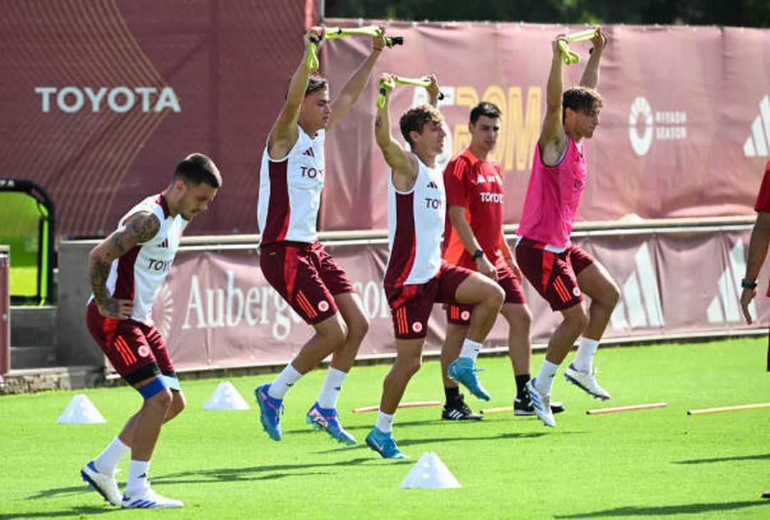 L’allenamento della Roma in vista della gara contro il Cagliari – FOTO GALLERY - immagine 21