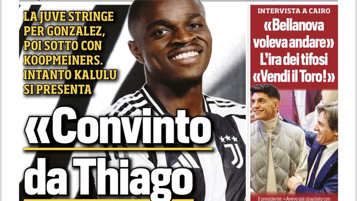 PRIMA PAGINA TUTTOSPORT OGGI: “Dybala va in Arabia, ciao Roma” - immagine 1