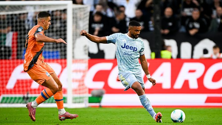 TURIN, ITALY - SEPTEMBER 27: Gleison Bremer of Juventus during the Serie A match between Juventus FC and Atalanta BC at Allianz Stadium on September 27, 2025 in Turin, Italy. (Photo by Daniele Badolato - Juventus FC/Juventus FC via Getty Images) Bremer Thuram
