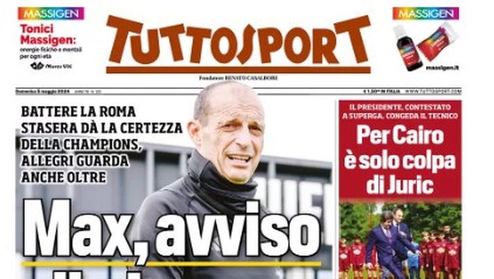 EDICOLA / TS: Inter, regalo al Sassuolo. Buongiorno: “Non penso di andare da nessuna parte” - immagine 1