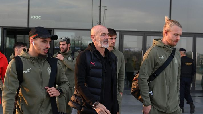 Pioli, Bennacer e Kjaer qui in viaggio | AC Milan News (Getty Images) Pioli Bennacer e Kjaer AC Milan News