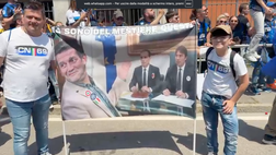 VIDEO / Inter-Verona, lo striscione dei tifosi nerazzurri: Chivu in versione…Checco Zalone!