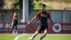 Trigoria, rifinitura alla vigilia dell’ultima partita della stagione