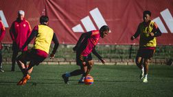 Roma impegnata a Trigoria in vista del match contro il Napoli: il report della seduta