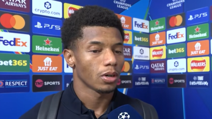 David Neres ha rilasciato alcune dichiarazioni a TNT Sports Neres