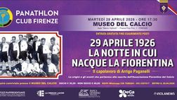 100 anni di Fiorentina, il 28 aprile grande evento gratuito organizzato dal Panathlon