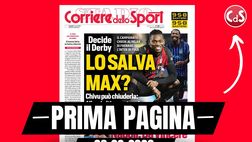 Prima pagina Corriere dello Sport: “Lo salva Max? Allegri all’ultimo ostacolo”