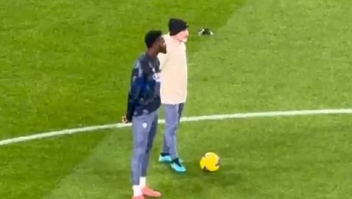 FCIN1908/ Juventus-Inter, Thuram in campo ma da spettatore nel riscaldamento - immagine 1