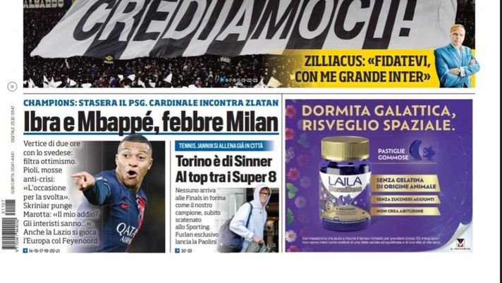 EDICOLA TS / Il popolo: “Avanti Juve!”. Sfida scudetto all’Inter - immagine 1
