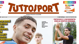 PRIMA PAGINA TUTTOSPORT OGGI: “Juve, 60 milioni in arrivo con Soulé e Huijsen”