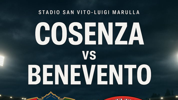 Streaming Cosenza-Benevento: Diretta TV e live gratis Streaming Cosenza-Benevento: Diretta TV e live gratis - immagine 1
