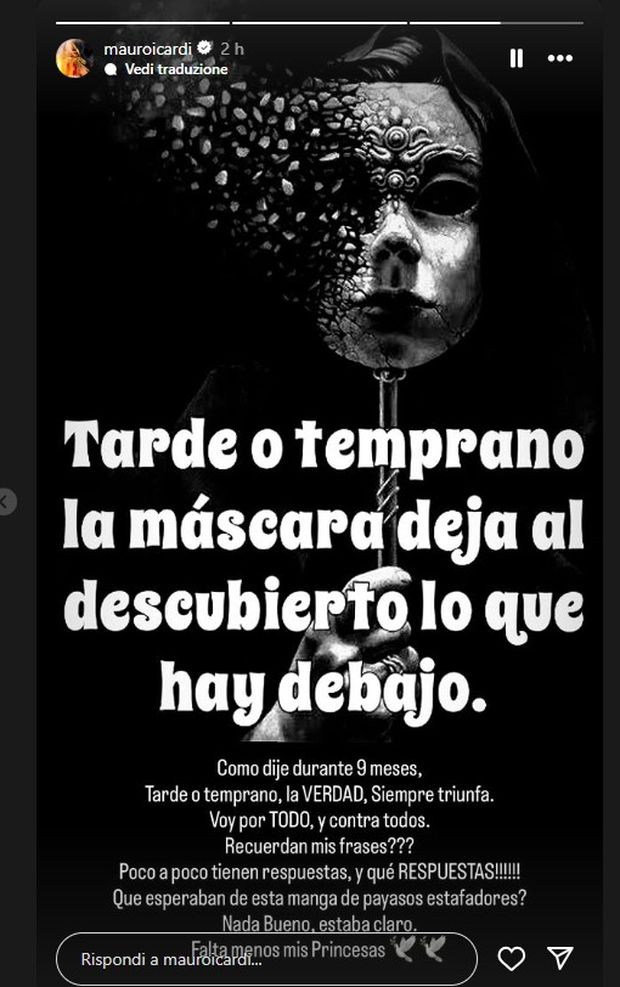 Icardi: “Prima o poi le maschere cadono. Del resto da questi pagliacci…”- immagine 2