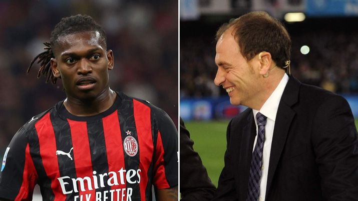 Rafael Leao e Luca Marchegiani