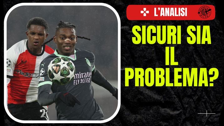 Rafael Leao AC Milan Feyenoord-Milan 1-0 Champions League 2024-2025