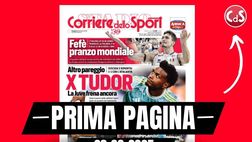 Prima pagina Corriere dello Sport: Milan-Napoli, il centro al potere
