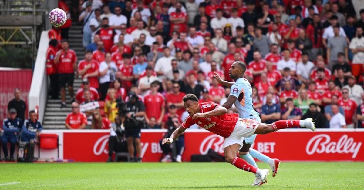 nottingham forest esordio con gol in premier league per ndoye video
