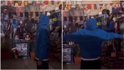 Napoli, l’addio di Kvaratskhelia: l’ultimo saluto al murale di Maradona | VIDEO