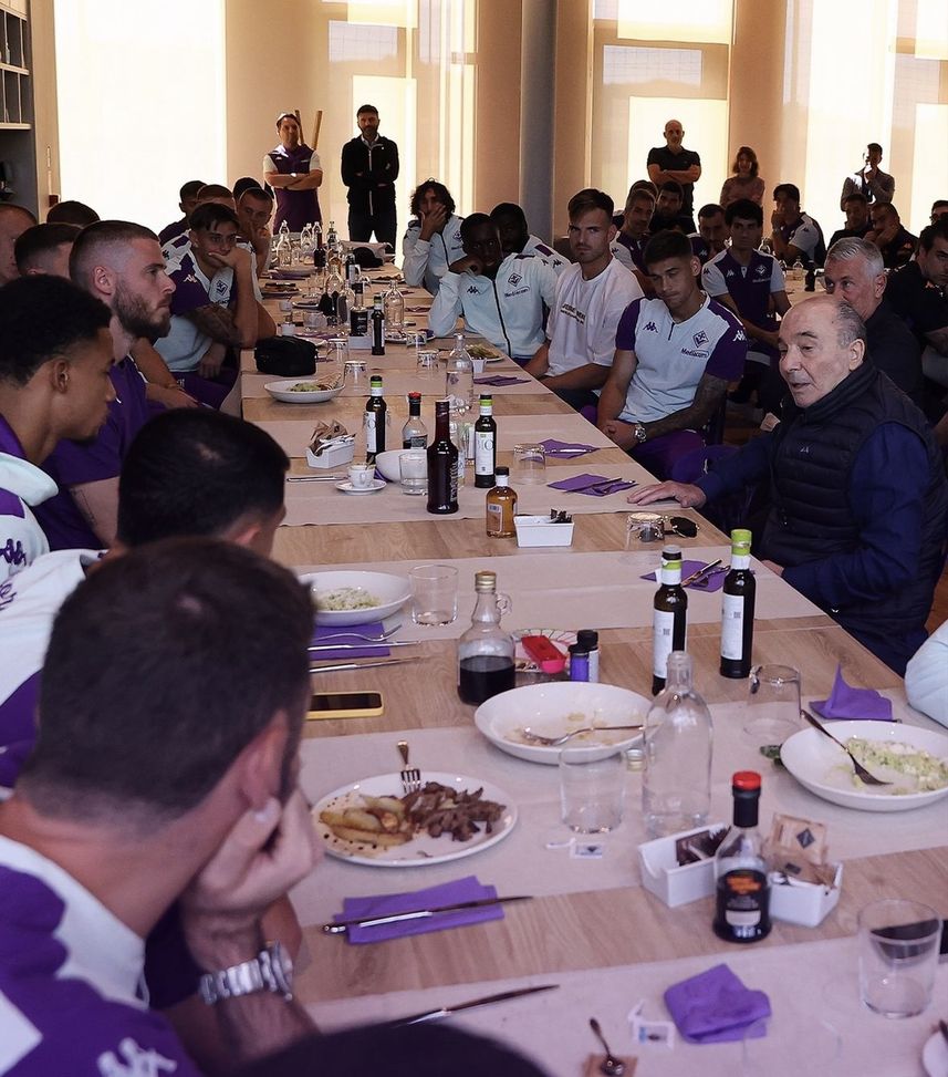 FOTO – Il primo incontro di Commisso con Palladino e squadra- immagine 3