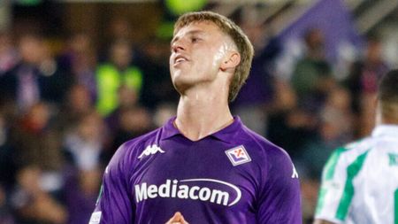 GERMOGLI PH: 8 MAGGIO 2025 FIRENZE STADIO ARTEMIO FRANCHI SEMIFINALE DI CONFERENCE LEAGUE FIORENTINA VS BETIS NELLA FOTO GUDMUNDSSON Gudmundsson