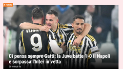 GDS Ci pensa sempre Gatti: la Juve batte 1-0 il Napoli