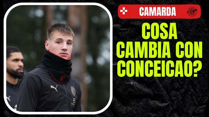 Francesco Camarda AC Milan allenamento Milanello