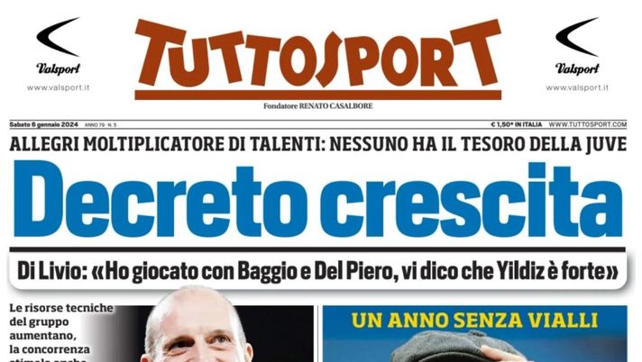 prima pagina tuttosport