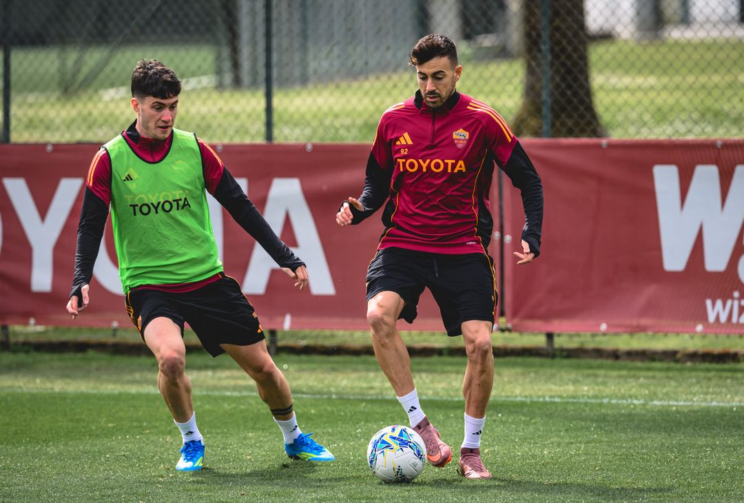 Trigoria, l’allenamento a 4 giorni dall’Inter – FOTO GALLERY - immagine 19
