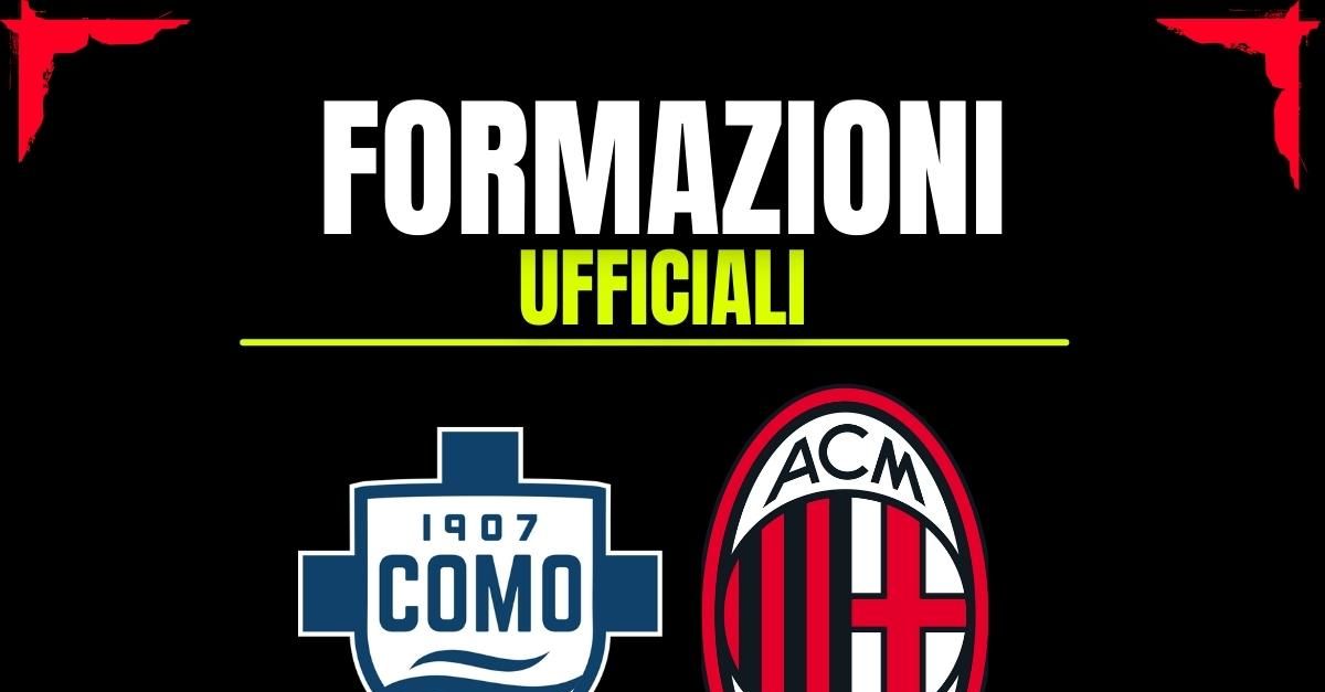 Formazioni ufficiali Como Milan: Allegri esclude un big. In panchina una sorpresa